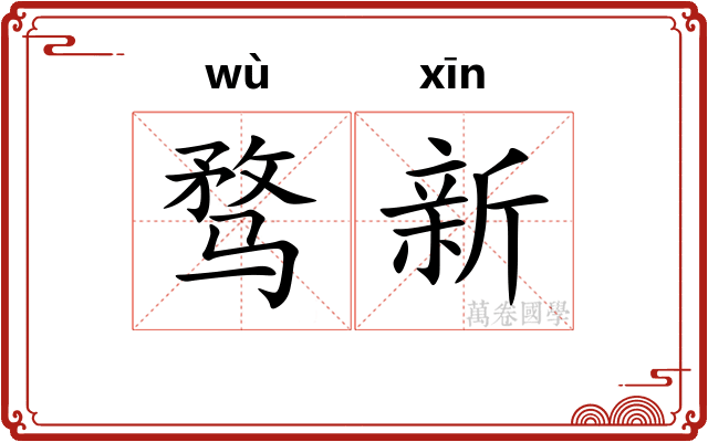 骛新