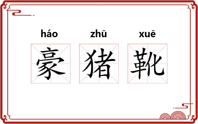 豪猪靴 豪猪靴