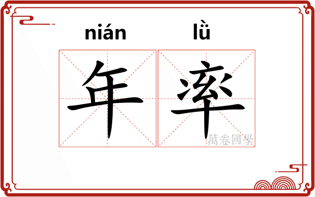 年率