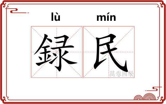 録民