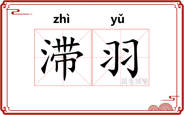 滞羽