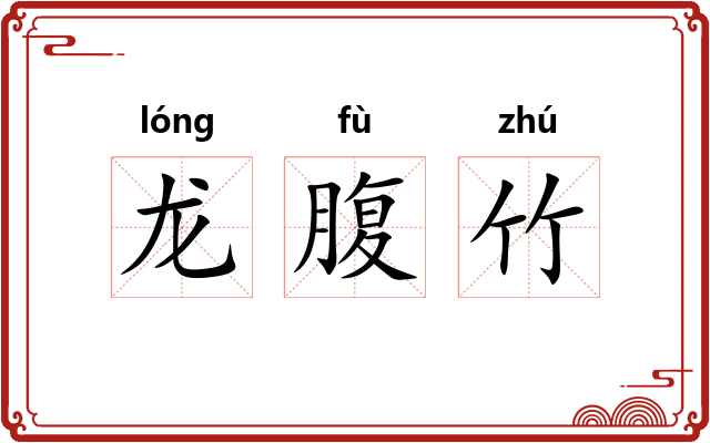 龙腹竹