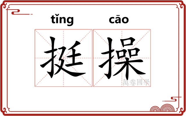 挺操