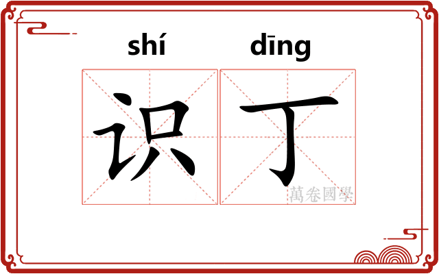 识丁