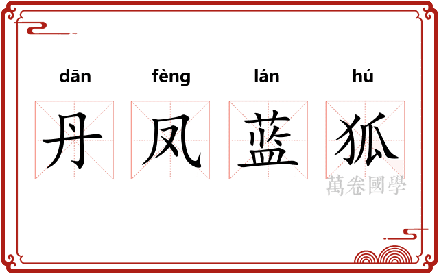 丹凤蓝狐