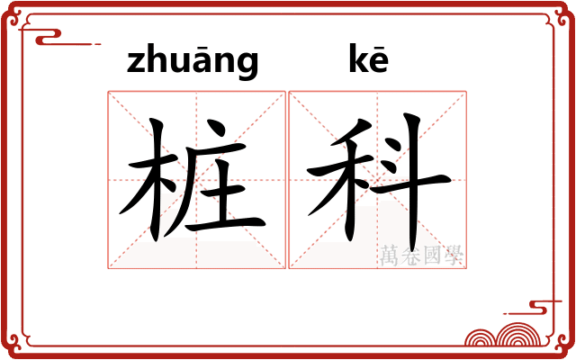 桩科