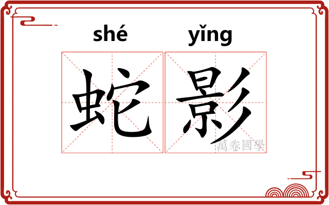 蛇影