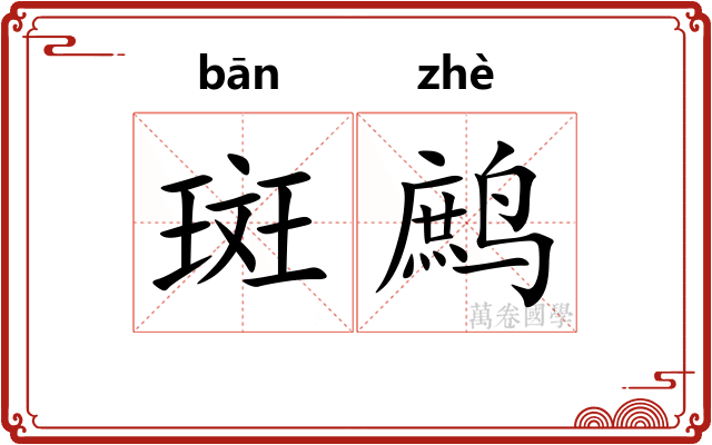 斑鹧