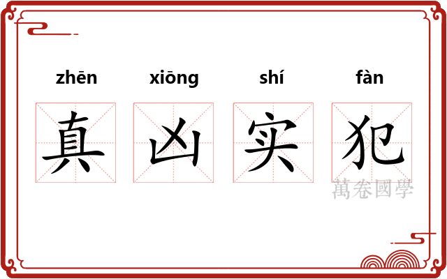 真凶实犯