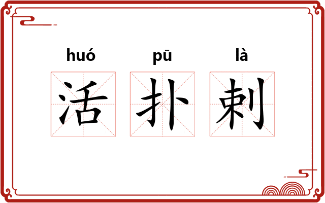 活扑剌 活扑剌