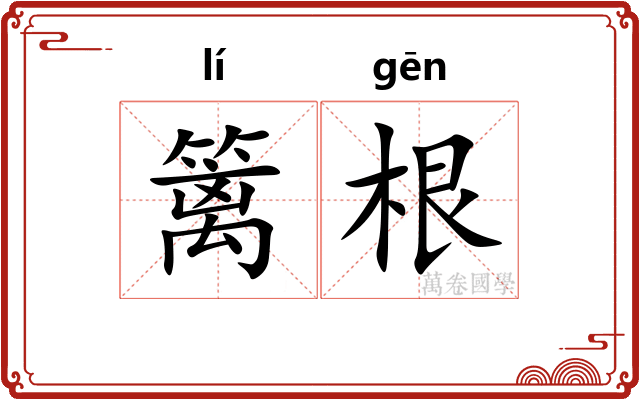 篱根