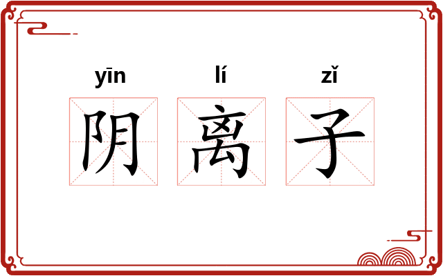 阴离子 阴离子