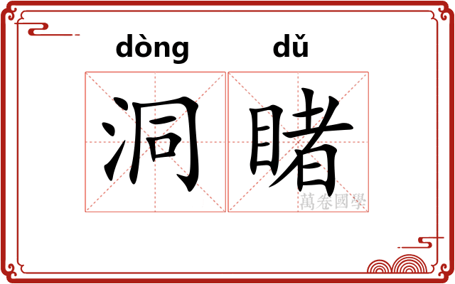 洞睹