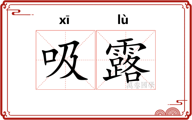吸露