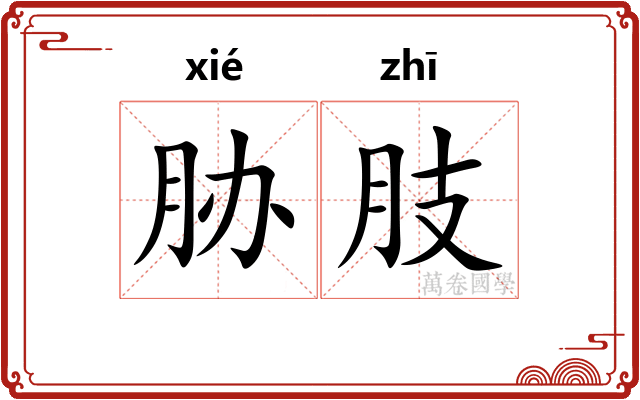 胁肢