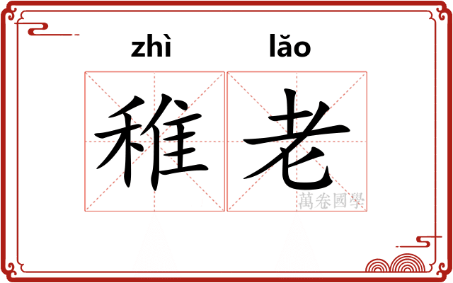 稚老