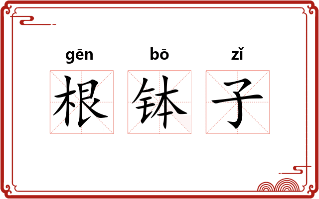 根钵子