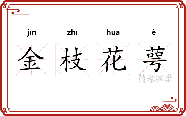 金枝花萼