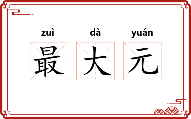 最大元 最大元