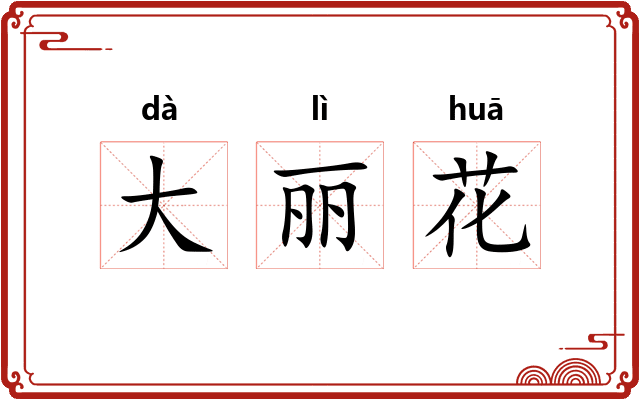大丽花