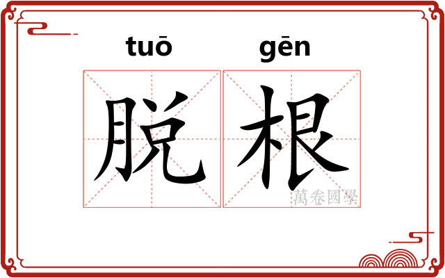 脱根