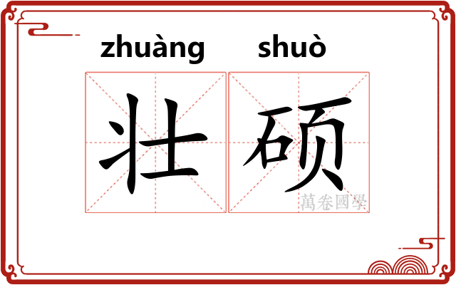 壮硕