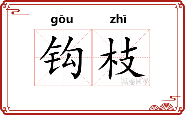 钩枝 钩枝