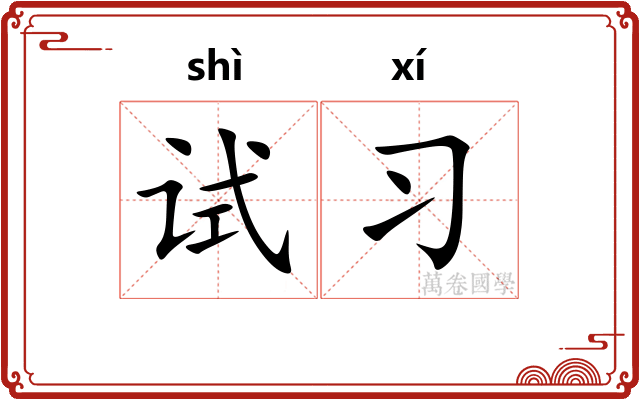 试习