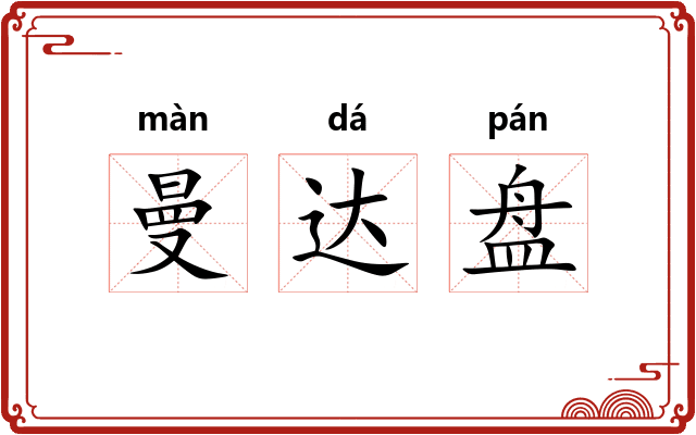 曼达盘