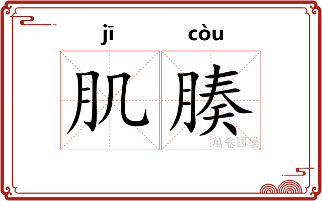 肌腠