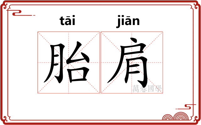 胎肩