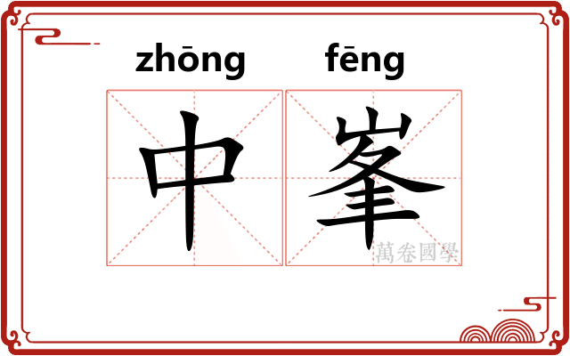 中峯