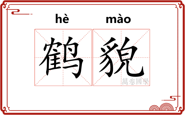 鹤貌