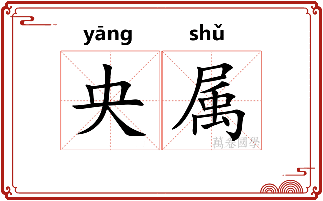央属 央属
