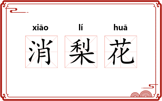 消梨花 消梨花
