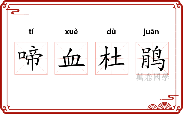 啼血杜鹃
