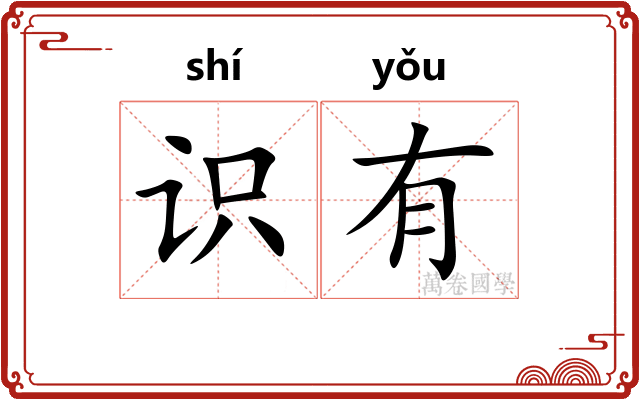 识有