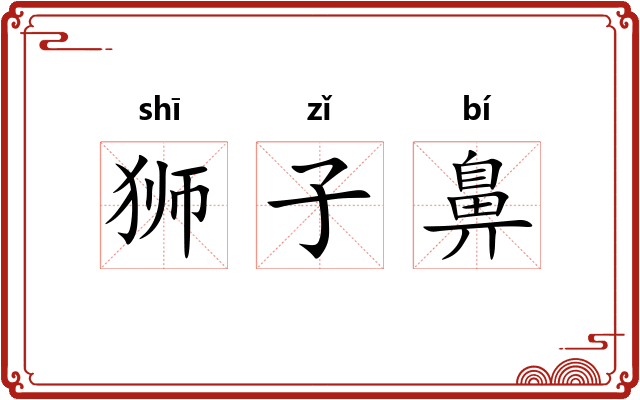 狮子鼻
