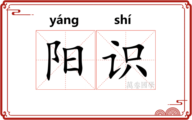 阳识 阳识