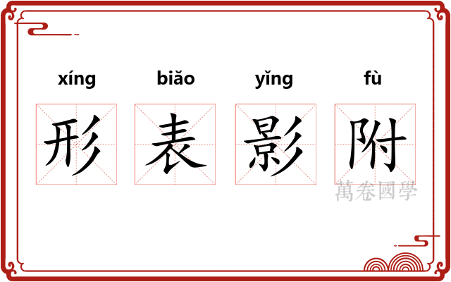 形表影附