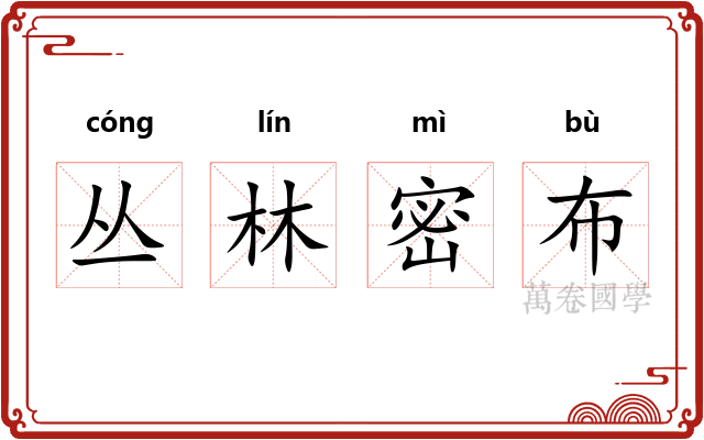 丛林密布