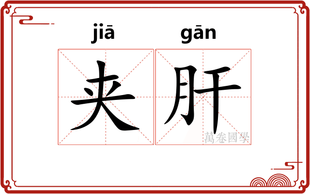 夹肝