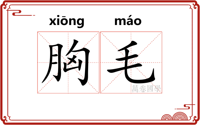 胸毛