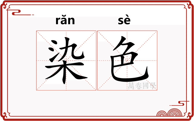 染色