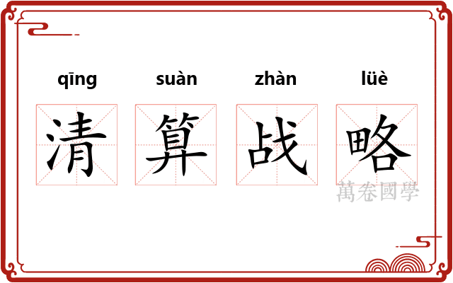 清算战略 清算战略