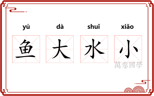鱼大水小