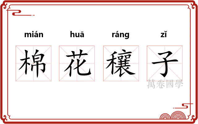 棉花穰子
