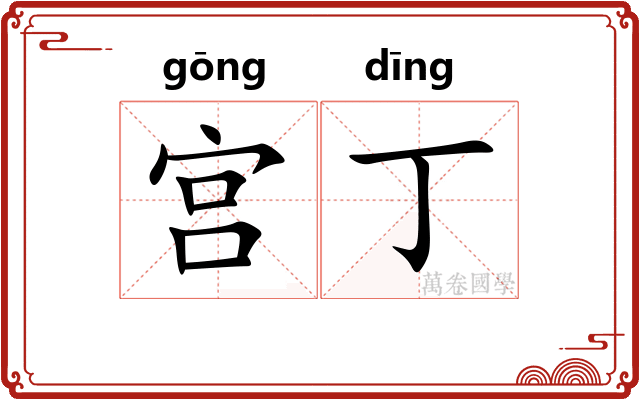 宫丁