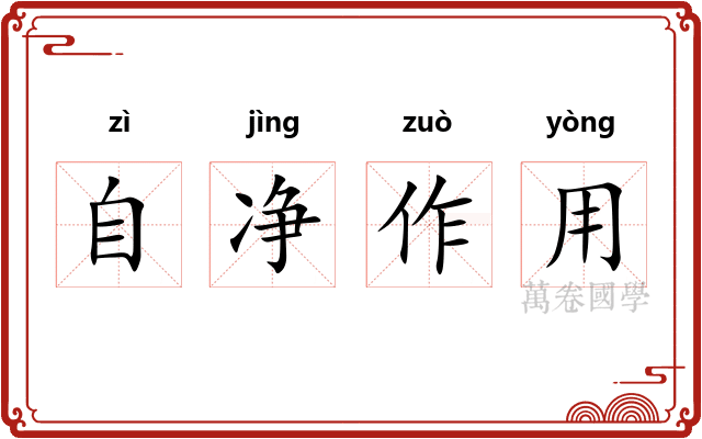 自净作用