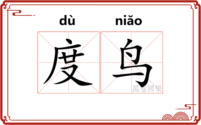 度鸟 度鸟